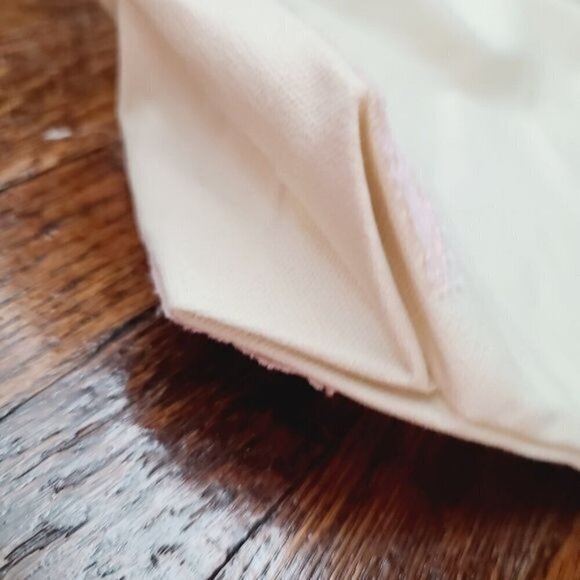 Handmade Faircore Canvas Shoulder Tote - Picture 11 of 11